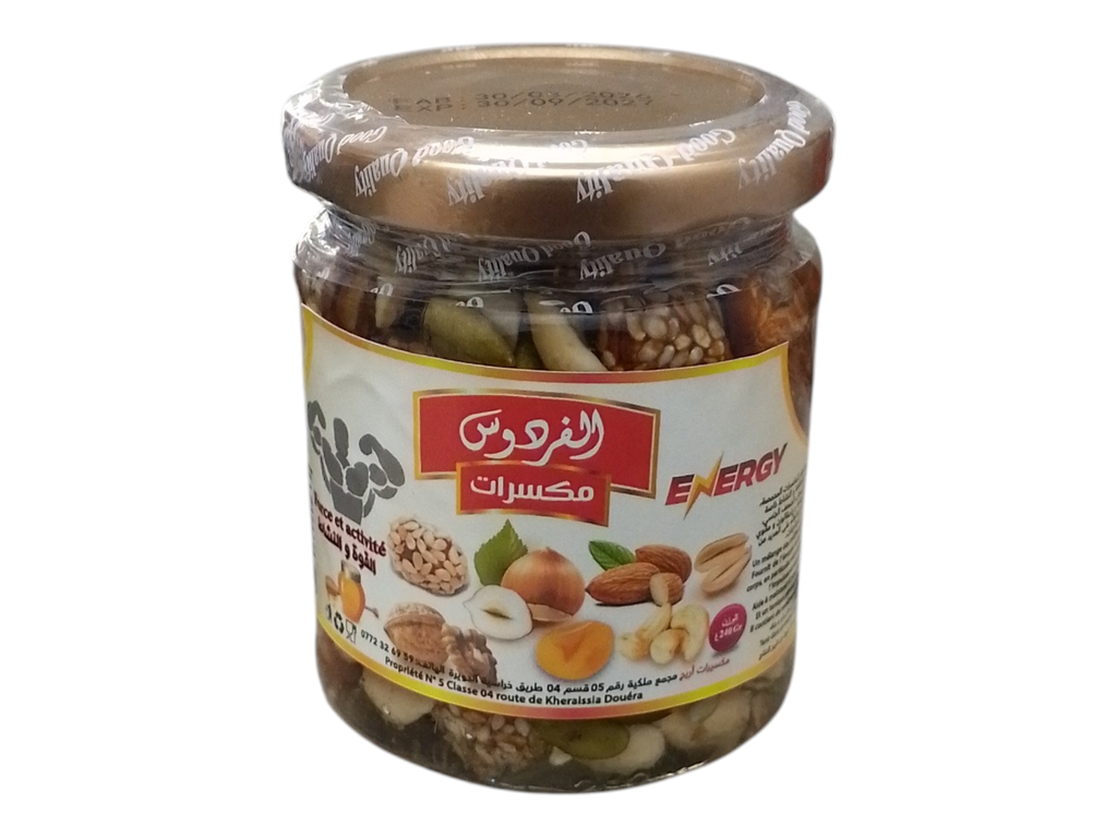 EL FIRDAOUS fruit a coque au miel energy 240g