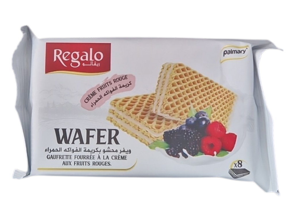 REGALO wafer  gaufrette fruit de bois 70grs