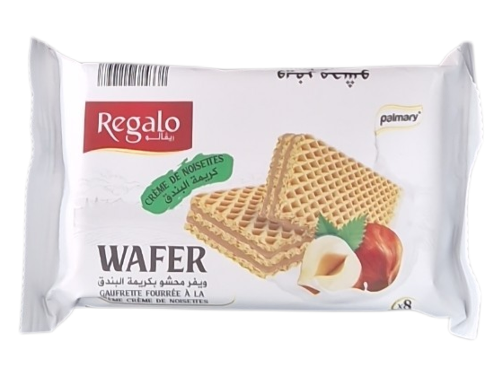 REGALO wafer  gaufrette noisettes 40grs