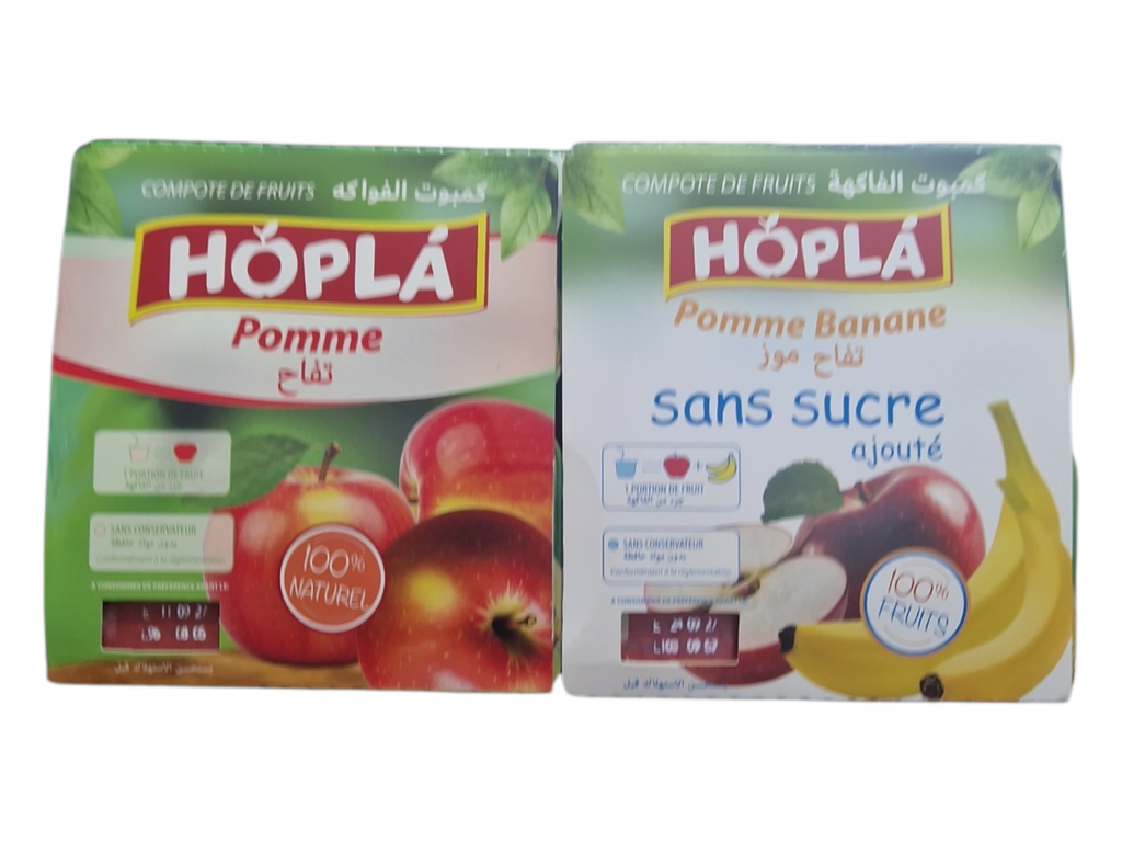 HOPLA compite de fruit 4*90grs