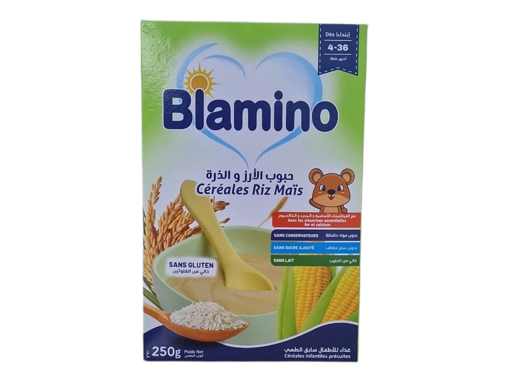 BLAMINO cereales riz mais  250g 4-36m