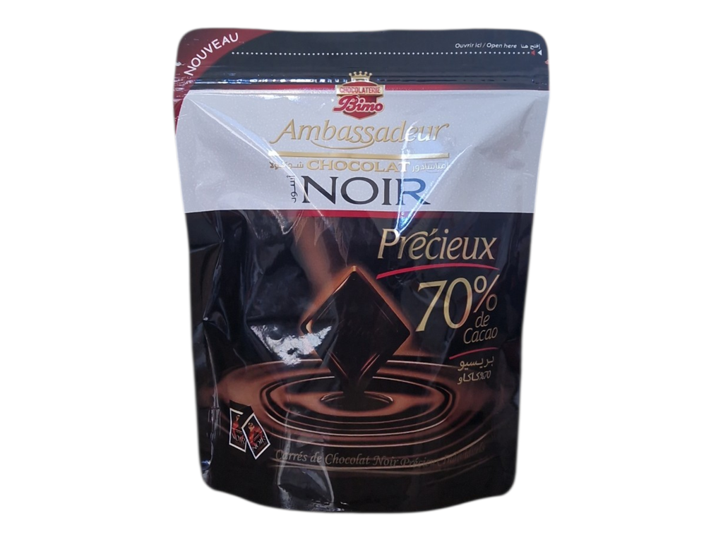 AMBASSADEUR chocolat noir précieux sac 70%