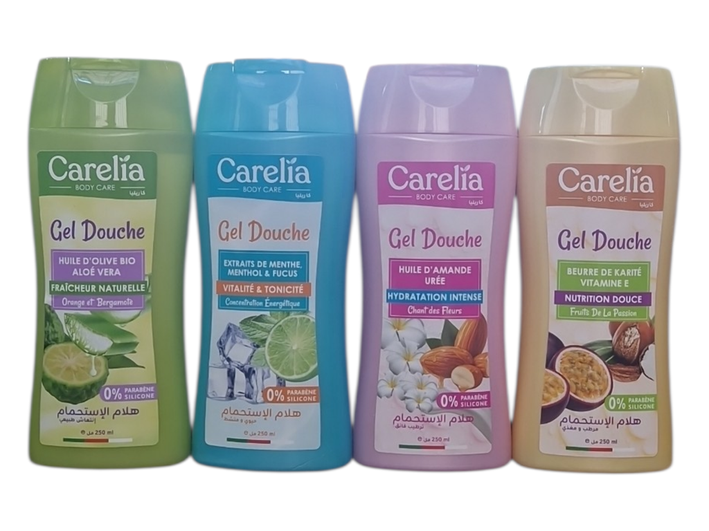 CARELIA gel douche 250ML