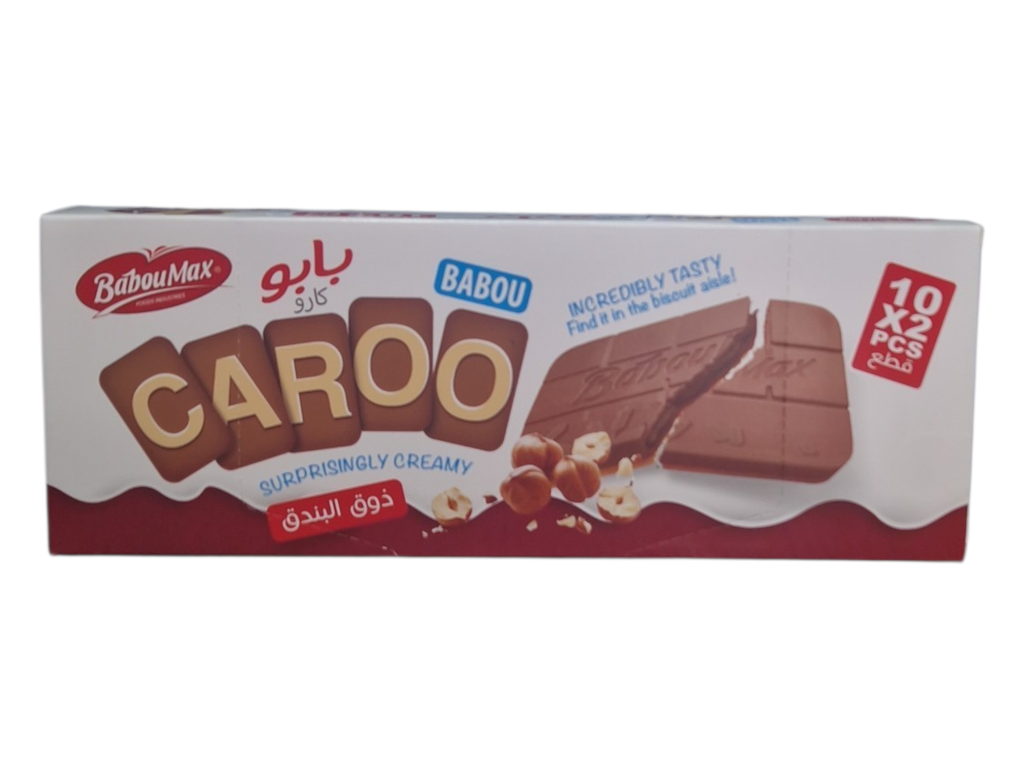 BABOU caroo biscuit chocolat et noisetes 10pcs