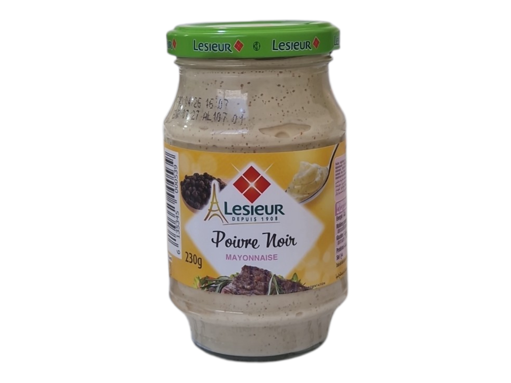 LESIEUR mayonnaise poivre noir 230g