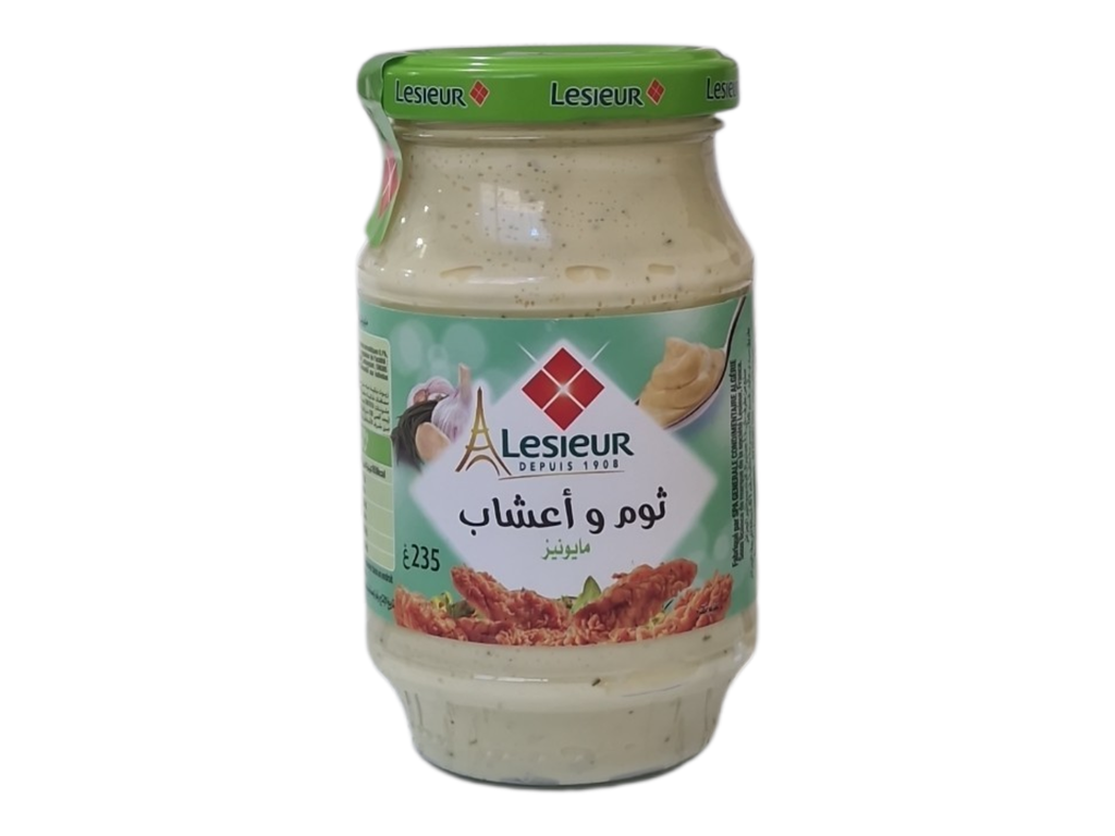 LESIEUR mayonnaise ail et fines berbers 235g