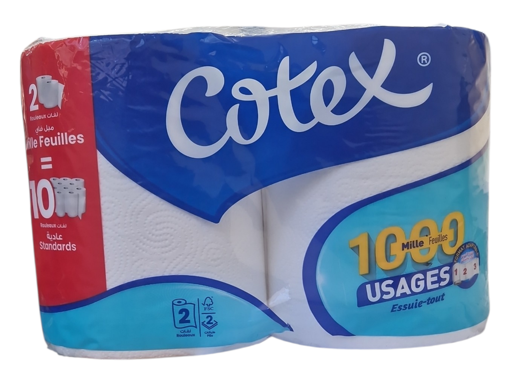 COTEX mile feuilles essuie tout *3p