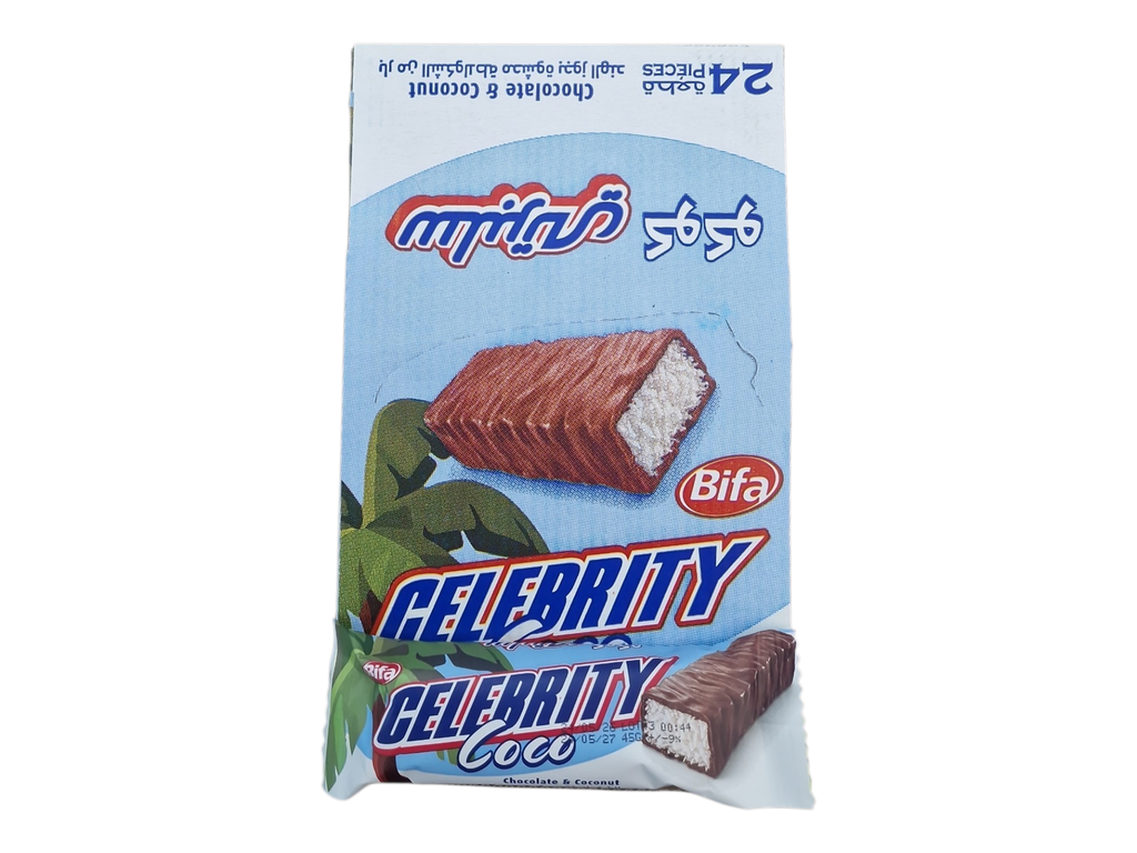 CELEBRITY maxi barnoix de coco 45grs