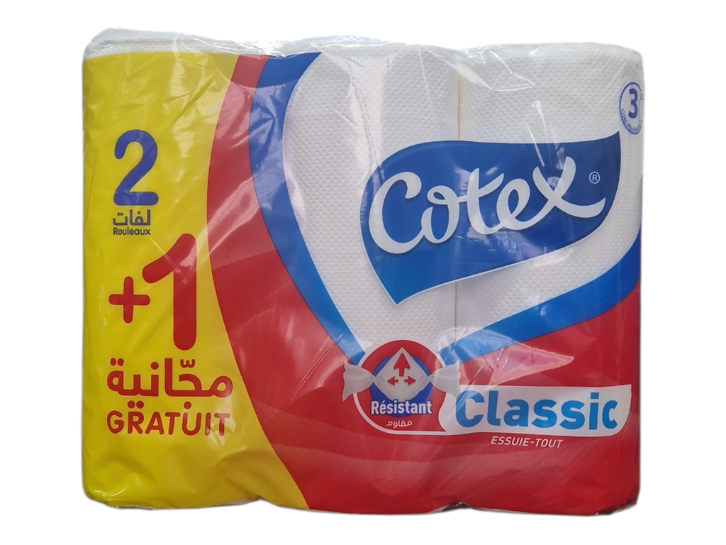 COTEX essuie tout classic 2+1