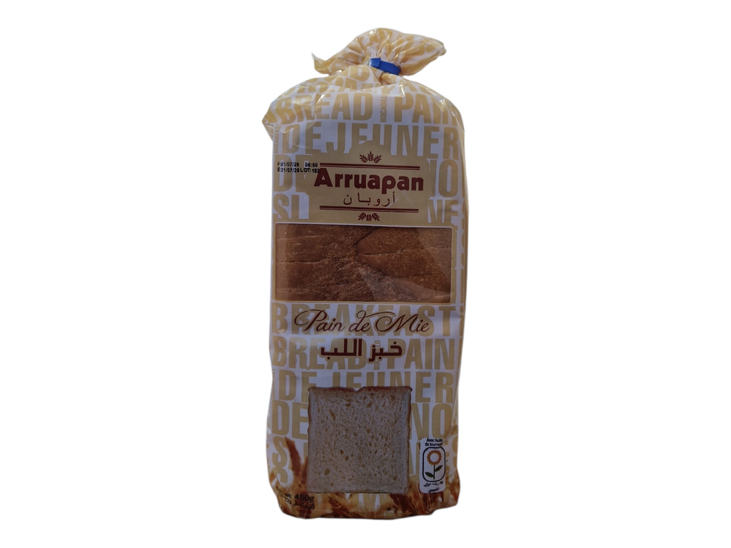 Arruapan pain de mie nature cereales 450grs