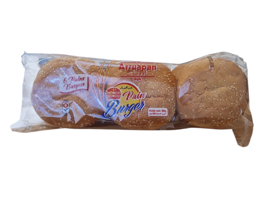 Arruapan burger nature*6p 360grs