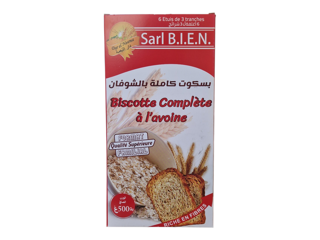 DAR EL NEAMA biscote complete a l avoine 500grs