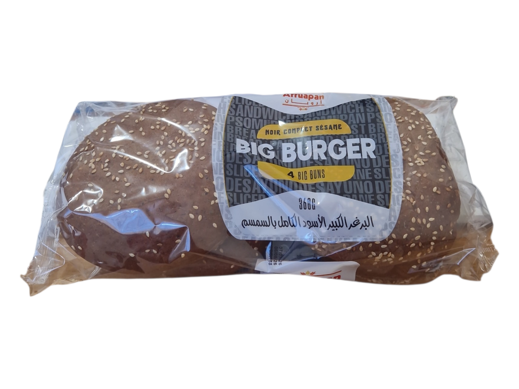 Arruapan big burger moir *4p 360grs
