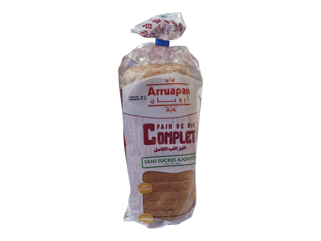 Arruapan pain de mie complet s.s 450grs