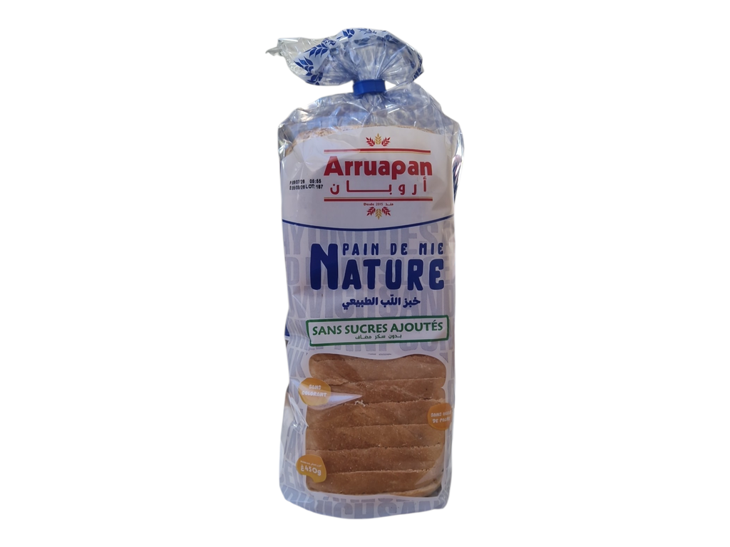 Arruapan pain de mie nature cereales s.s450grs