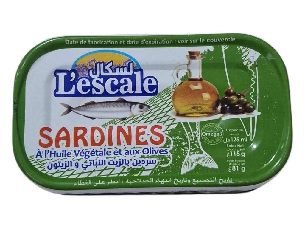 l'ESCALE sardines a l olive *50 125ml