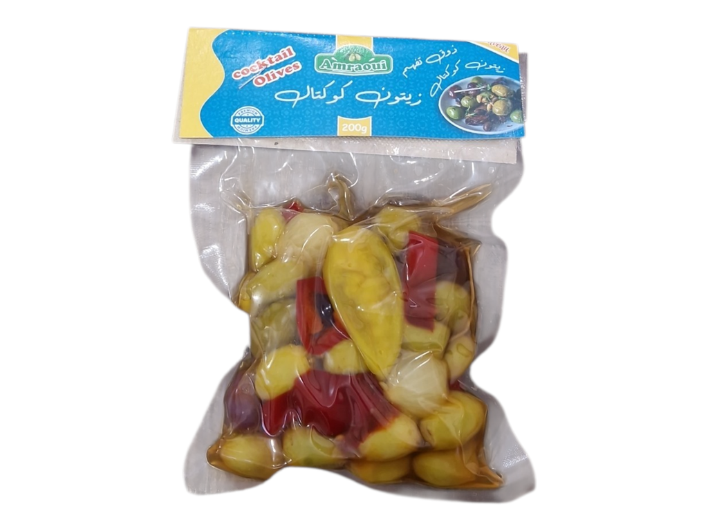 AMRAOUI mélange d'olives cocktail  200g