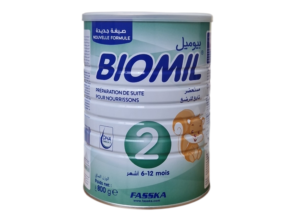 BIOMIL lait standard 2age 800grs