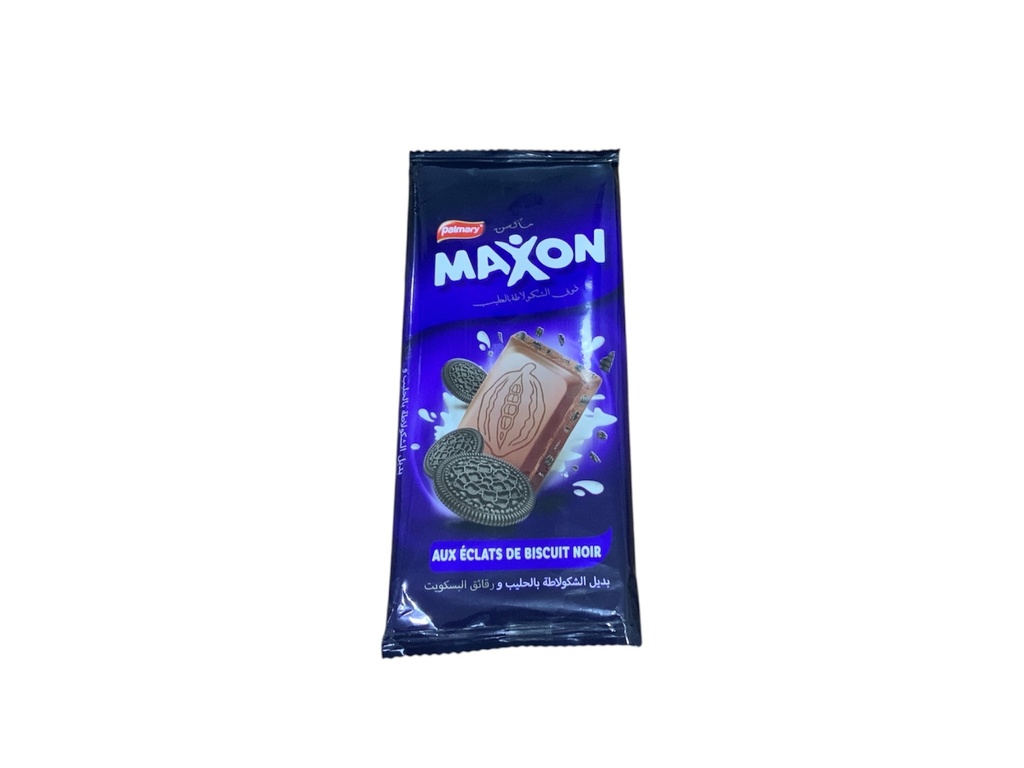 MAXON chocolat aux eclats biscuit noir 90g