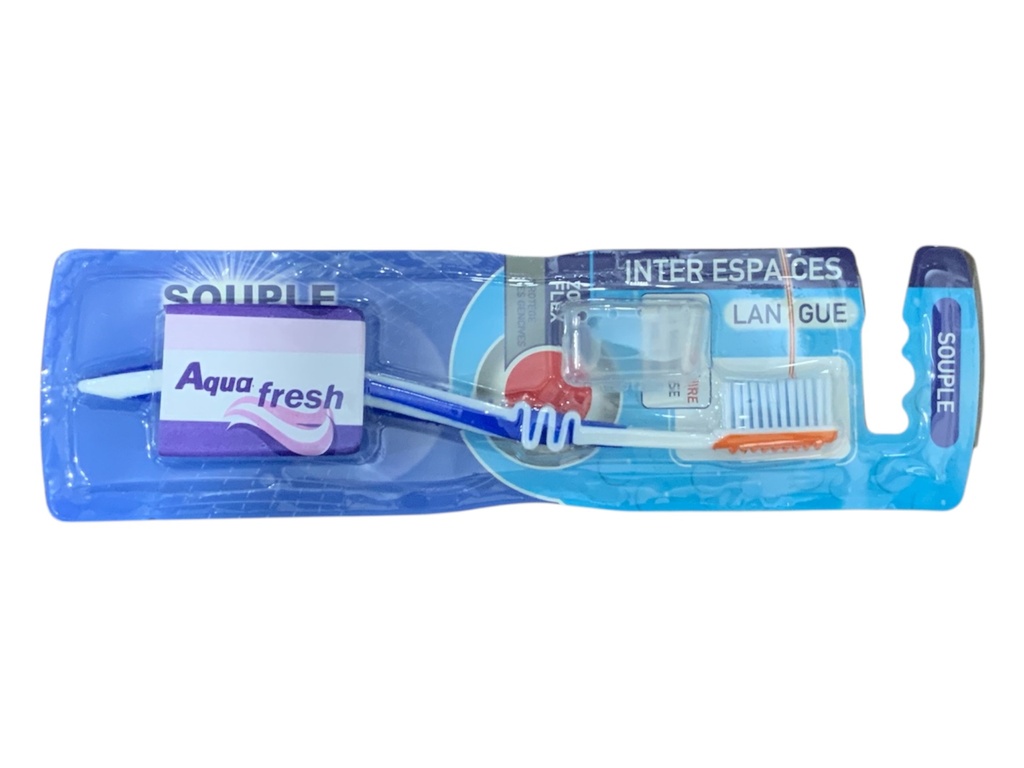 Aquafresh bross a dent souple 12p