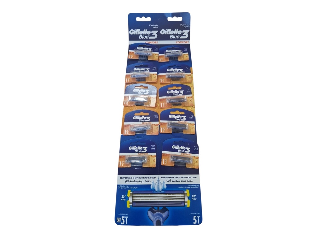 GILLETTE BLEU 3 lame *10ps