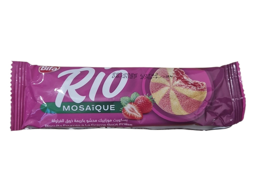 BIFA mosaique biscuit fraise *3ps