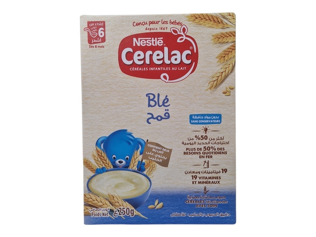 CERELAC farine infantile ble 250grs