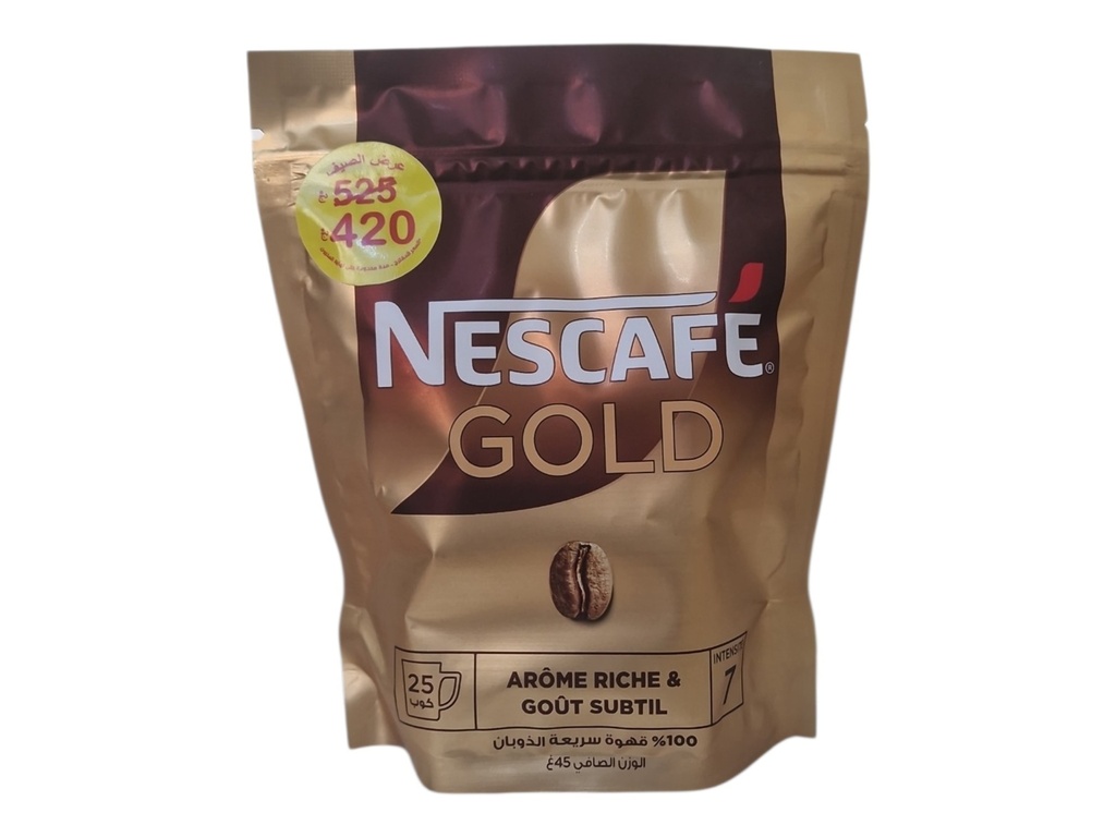 GOLD sac nescafé pm 45 g