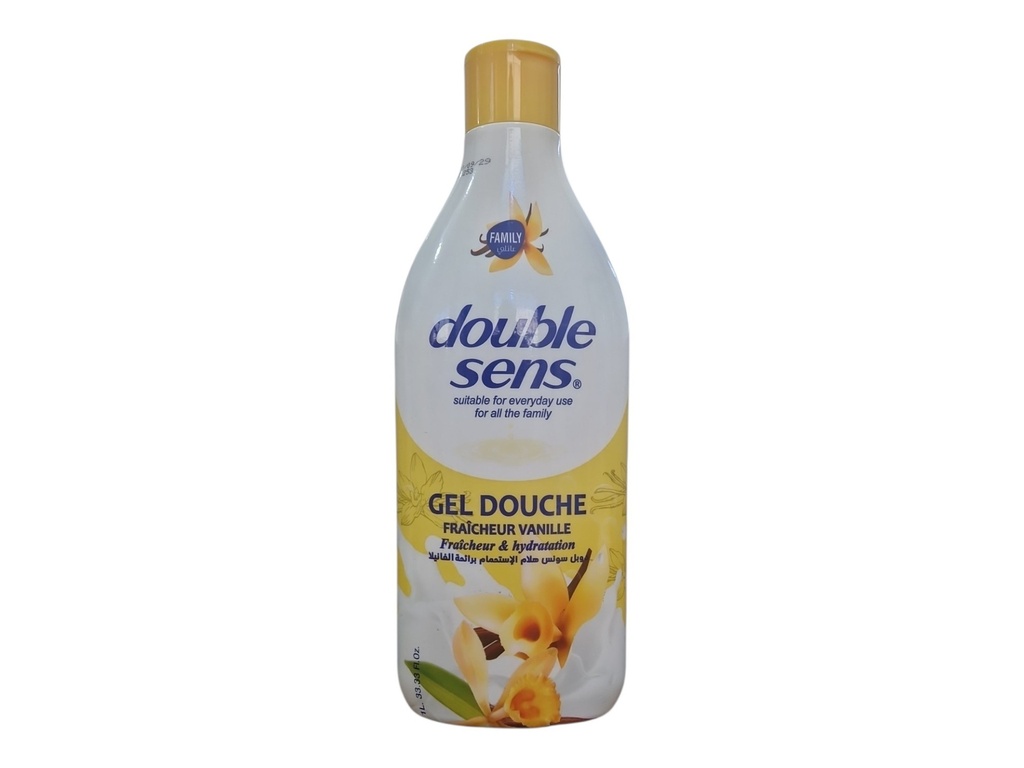 DOUBLE SENS gel douche vanille 1l