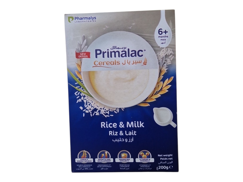 PRIMALAC farine bebe riz lait  200grs