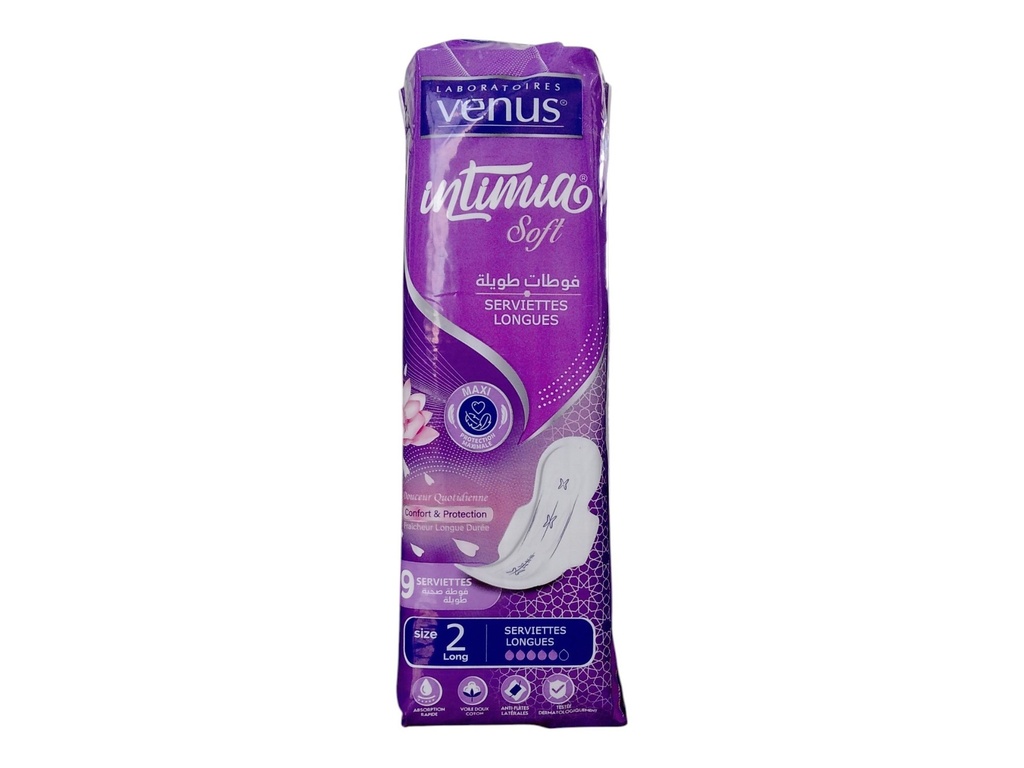 VENUS SERVIETTES LONGUES 9ps