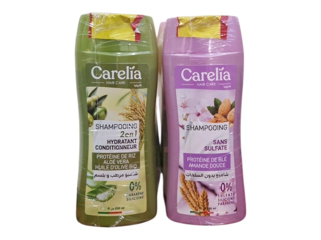 CARELIA shapooing+gel+pomo 250ml